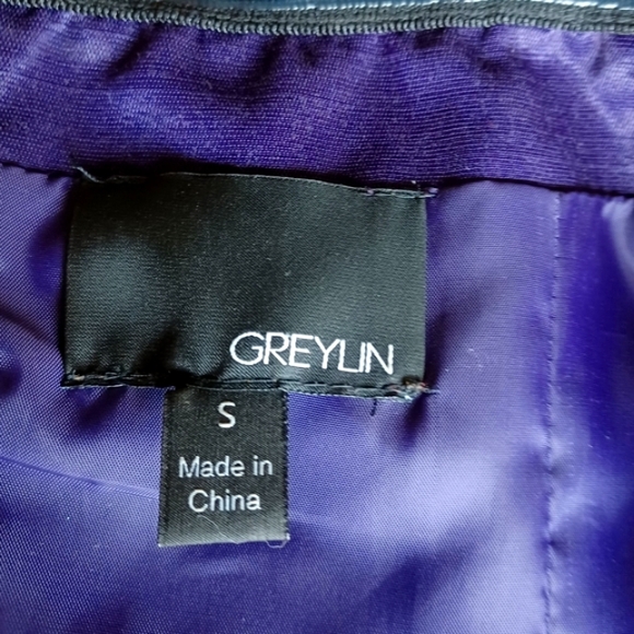 Anthropologie Greylin Strapless Eggplant Purple Dress Short Size Small - Picture 10 of 10